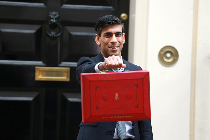Rishi sunak sets out 2021 budget 